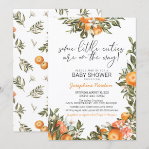 Invitación Pequeños grupos gemelos o multiples Baby Shower