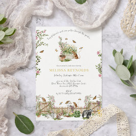 Invitación Pequeños Maravillas | Baby Shower de Jardín de Pri