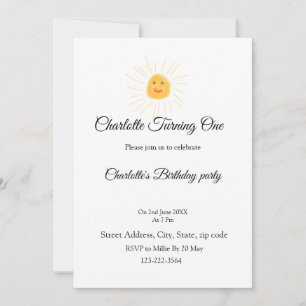 Invitación Pequeños niños pequeños mínimos y lindos Añadir cu