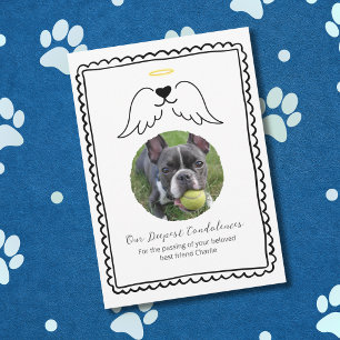 Invitación Pérdida de Mascota Simpatía Alas de Ángel Perro Fo
