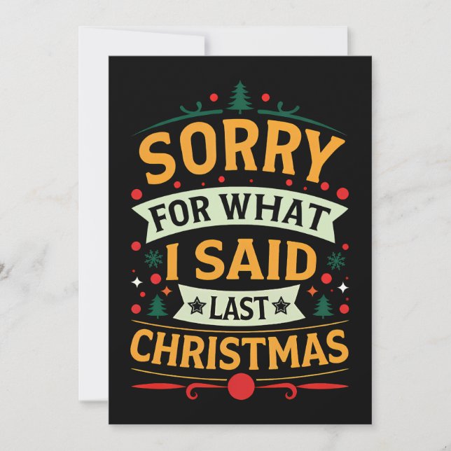 Invitación Perdón Por Lo Que Dije El Humor De Los Últimos Nav (Anverso)