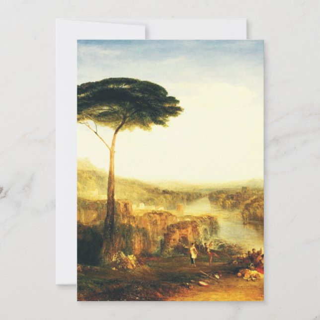 Invitación Peregrinación de Childe Harold por Joseph Turner (Anverso)