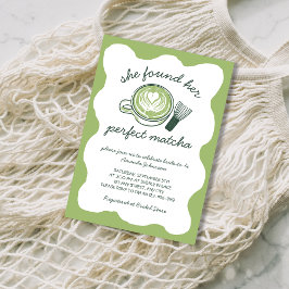 Invitación Perfect Matcha Green Tea Hand Drawn Bridal Shower