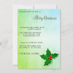 Invitación perfecta, Guay, árbol de Navidad verde