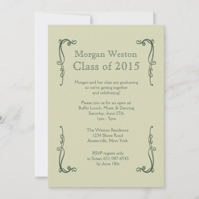 Invitación perfecta para el sonido de la sopa (Anverso)