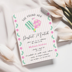 Invitación Perfecto cerilla de pelota de bolas