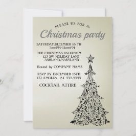 Invitación Perfecto, elegante, hermoso árbol de Navidad