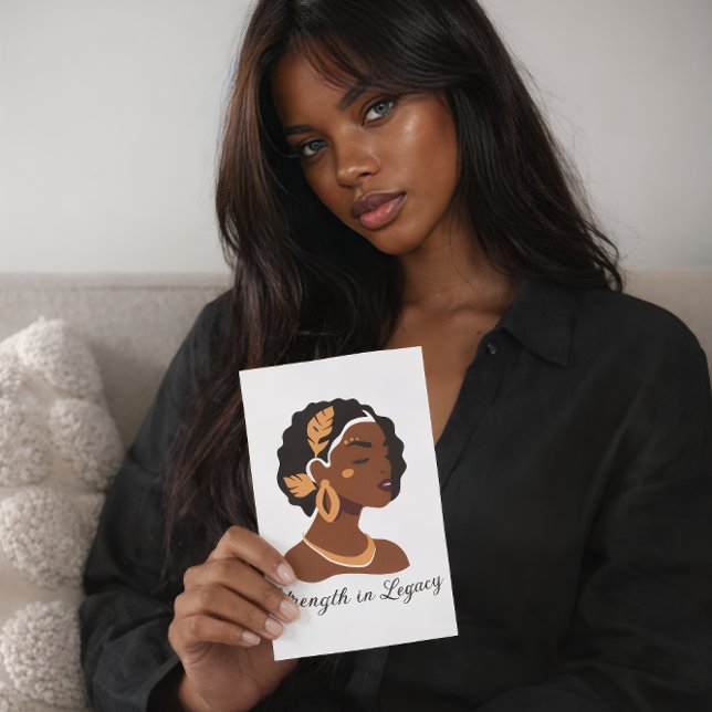 Invitación Perfecto para la celebración del Mes de la Histori (Legacy is more than memory.
It is strength carried forward.
Honoring the past.
)