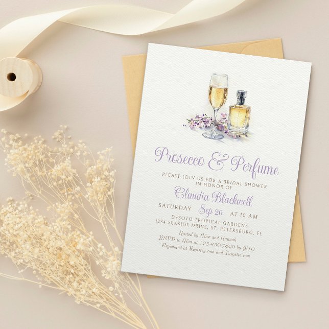 Invitación Perfume de Prosecco Despedida de Soltera Champagne (Subido por el creador)