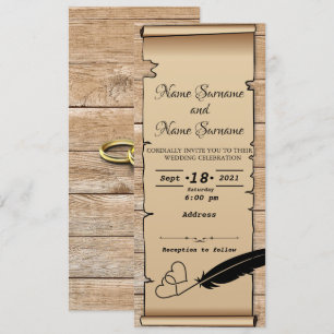 Invitación Pergamino