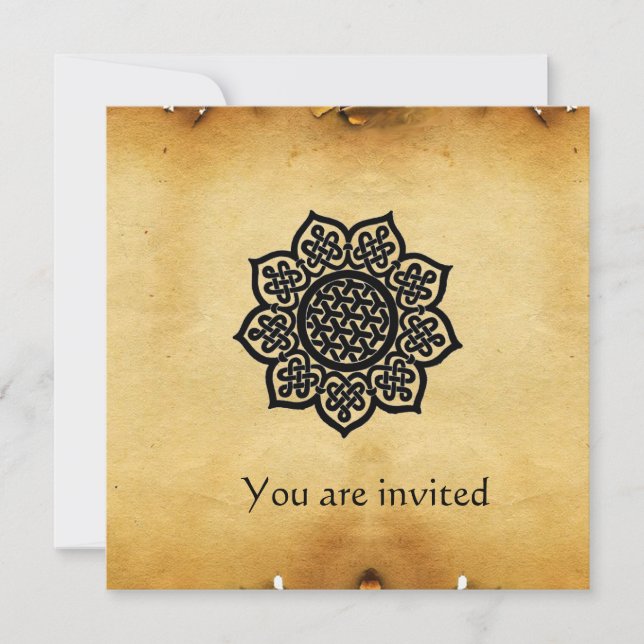 Invitación Pergamino MAGIC EVENT (Anverso)