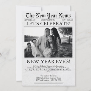 Invitación Periódico celebró única víspera de Año Nuevo