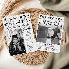 Invitación Periódico Clase Única De 2026 Graduación