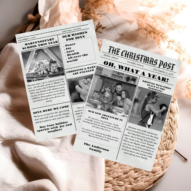 Invitación Periódico Familiar navidades + Foto De Reseña De A (Subido por el creador)