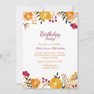 Invitación Perky Borders