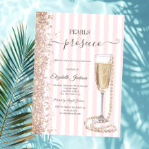 Perlas Brillantes y Prosecco Rosa RayadoDucha de N