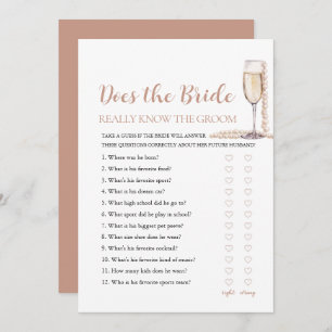 Invitación Perlas, ¿La Novia Realmente Conoce El Juego Del Cr