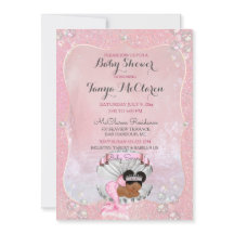 Perlas rosadas de la sirena bebé norteamericana af