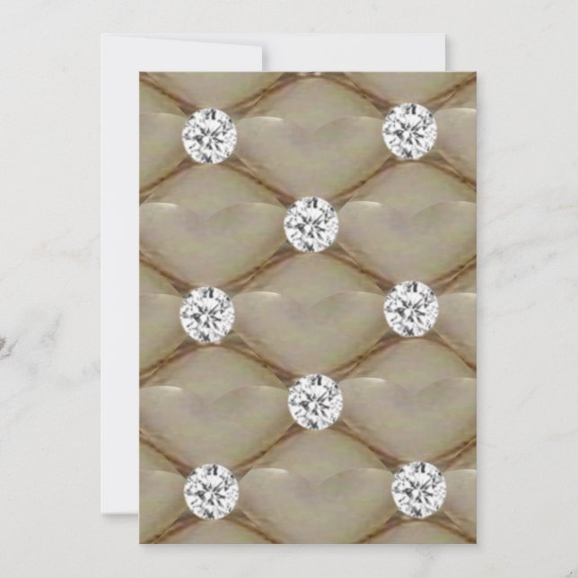 Invitación Perlas y diamantes (Anverso)