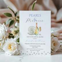Perlas y Prosecco Blue Theme Bridal Shower