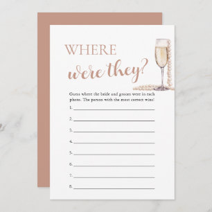 Invitación Perlas y Prosecco donde estaban los partidos