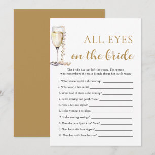 Invitación Perlas y Prosecco Juego Todas las Miradas en la No