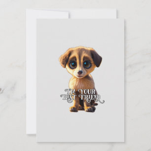 Invitación Perrito de corte