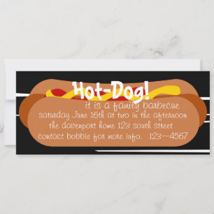 Invitación ¡Perro caliente! Fiesta