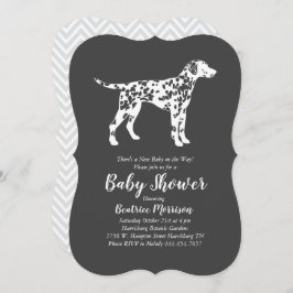Invitación Perro dálmata Baby Shower Sexo Neutral