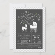 Perro de Basenji Baby Shower Neutral
