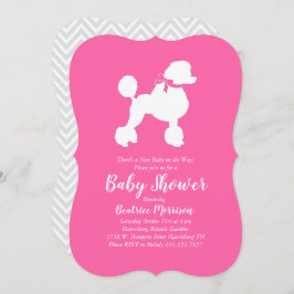 Invitación Perro de perro de perro de carabina Baby Shower Ch