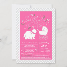 Invitación Perro de perro de perro de la vieja inglesa Chica 