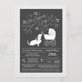 Invitación Perro hondo basal Baby Shower Sexo Neutral