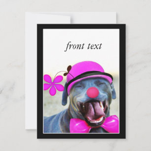 Invitación Perro riéndose