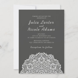 Invitación Persian Jewel Arch Ordinate Mandala Wedding