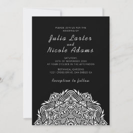 Invitación Persian Jewel Arch Ordinate Mandala Wedding