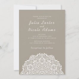 Invitación Persian Jewel Arch Ordinate Mandala Wedding