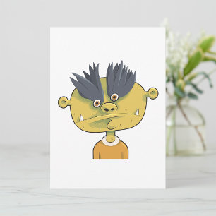 Invitación Persona extraterrestre extraña
