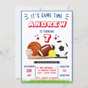 Invitación personal de cumpleaños a todos los depo