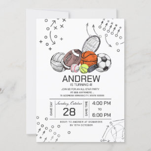 Invitación personal de cumpleaños a todos los depo