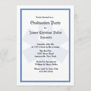 Invitación Personal del Asclepius Graduation Invitation