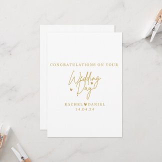 Invitación Personalised Wedding Day Card - Happily Ever After