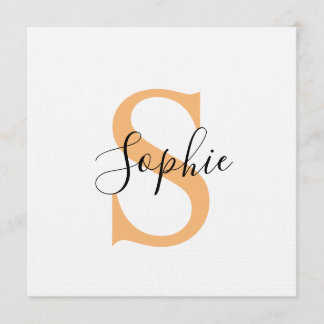 Invitación Personalised Your Name, Custom Name, Birthday Gift