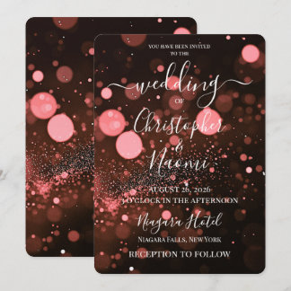 Invitación PERSONALIZA: Bokeh Blizzard Personalizado