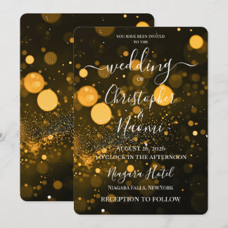 Invitación PERSONALIZA: Bokeh Blizzard Personalizado
