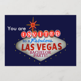 Invitación Personaliza el letrero de bienvenida de Las Vegas