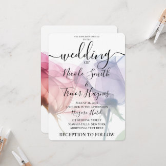 Invitación Personaliza: Flores de Rayos X Coloreadas para Bod