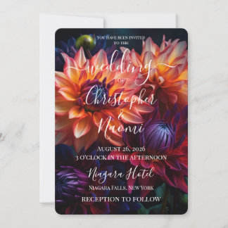 Invitación PERSONALIZA: Hermosas Flores Vibrantes