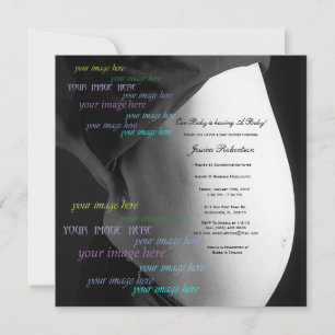 Invitación Personaliza tu bebé, Personalizado Tami escribe