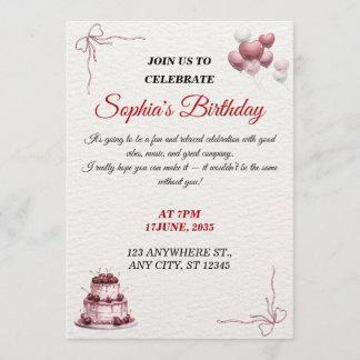 Invitación personalizable